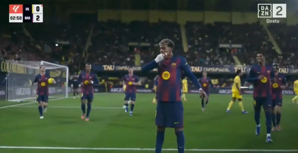 Imagem de contexto do artigo Lamine Yamal marca e responde a assobios de adeptos do Villarreal. Veja