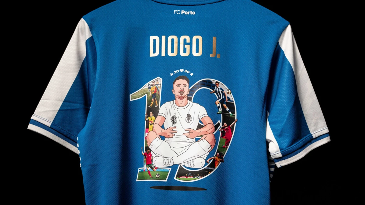 Imagem de contexto do artigo FC Porto lança camisola em memória de Diogo Jota para a final da FPF eSports