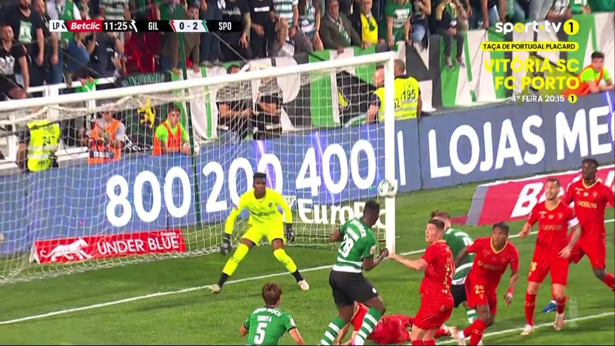 Imagem de contexto do artigo Entrada de leão: Diomande faz o segundo no Gil Vicente-Sporting. Veja o golo