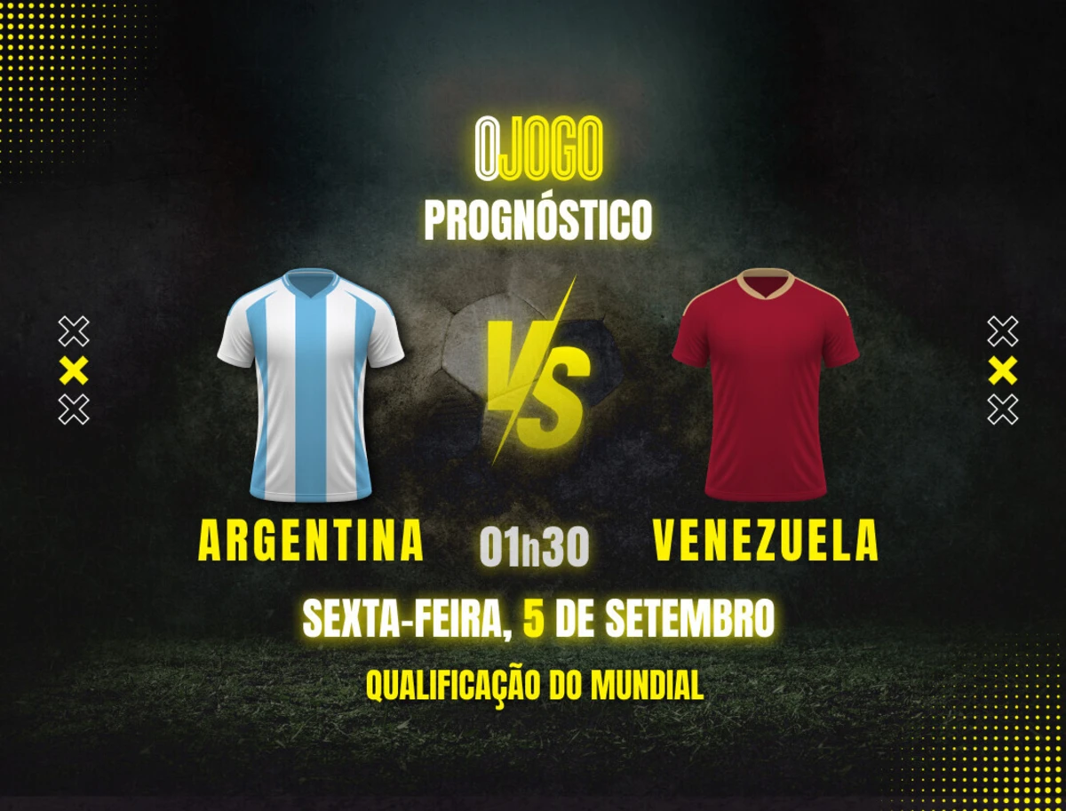 Imagem de contexto do artigo Prognóstico Argentina vs Venezuela: Dicas de apostas e odds