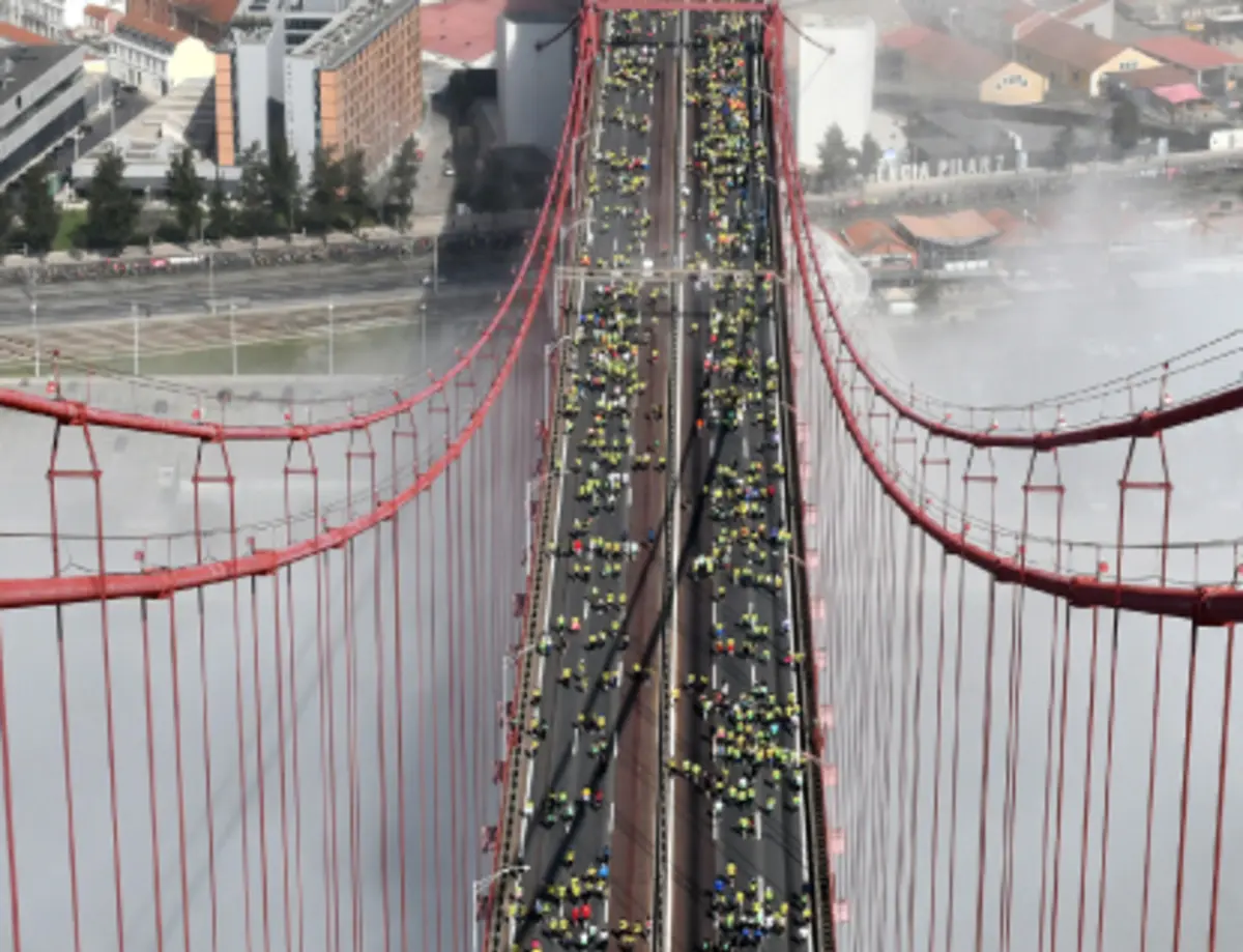 Imagem de contexto do artigo Meia-maratona de Lisboa terá mais de 40 mil participantes: "Gente de todo o lado do mundo"