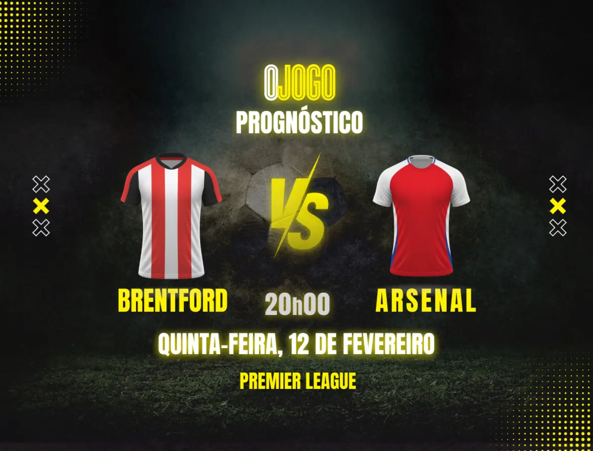 Imagem de contexto do artigo Prognóstico Brentford vs Arsenal: Dicas - Premier League