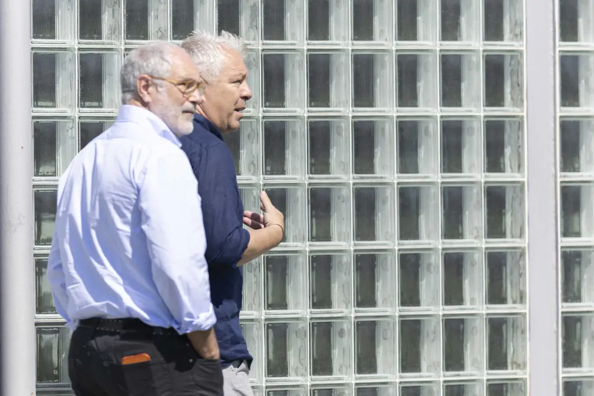 Andoni Zubizarreta e Jorge Costa