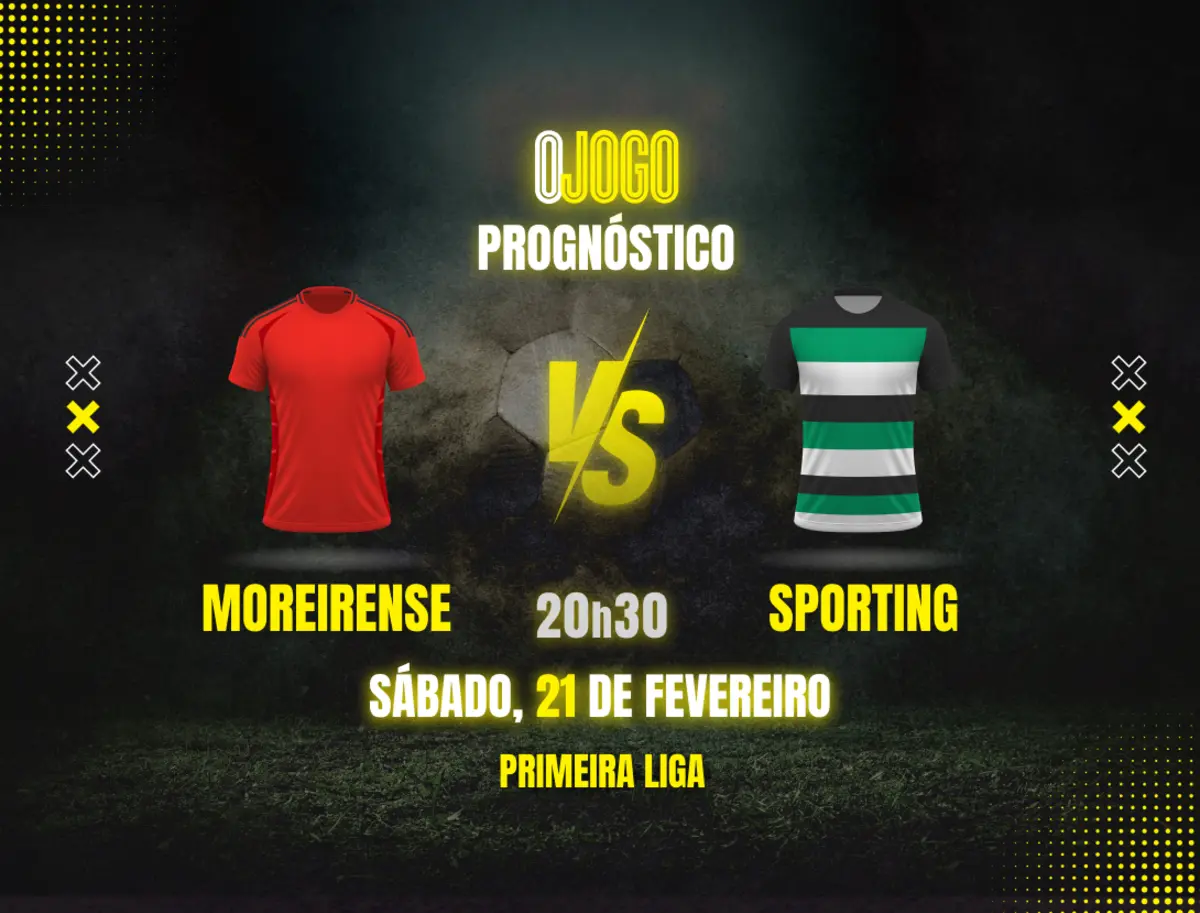 Imagem de contexto do artigo Prognóstico Moreirense vs Sporting CP: Dicas - Primeira Liga