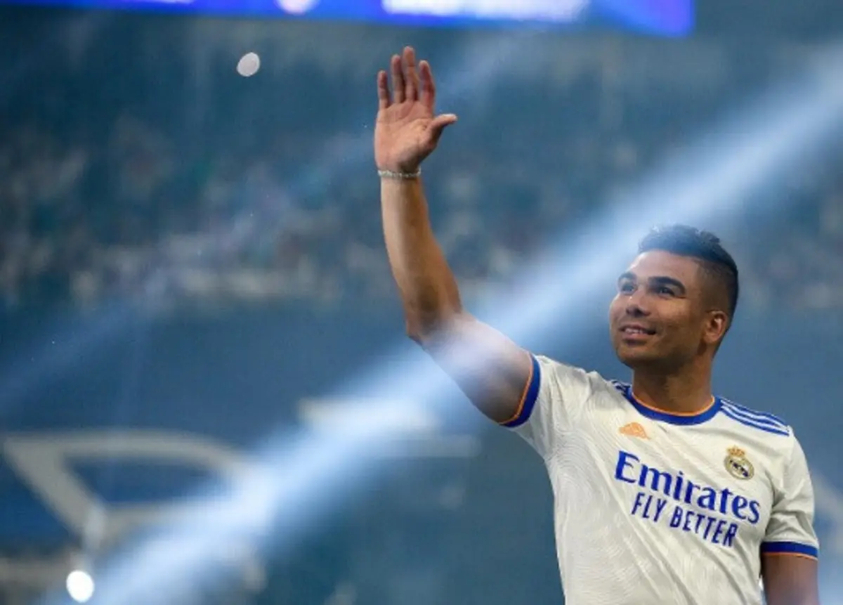 Casemiro, no Real Madrid (créditos: Instagram)