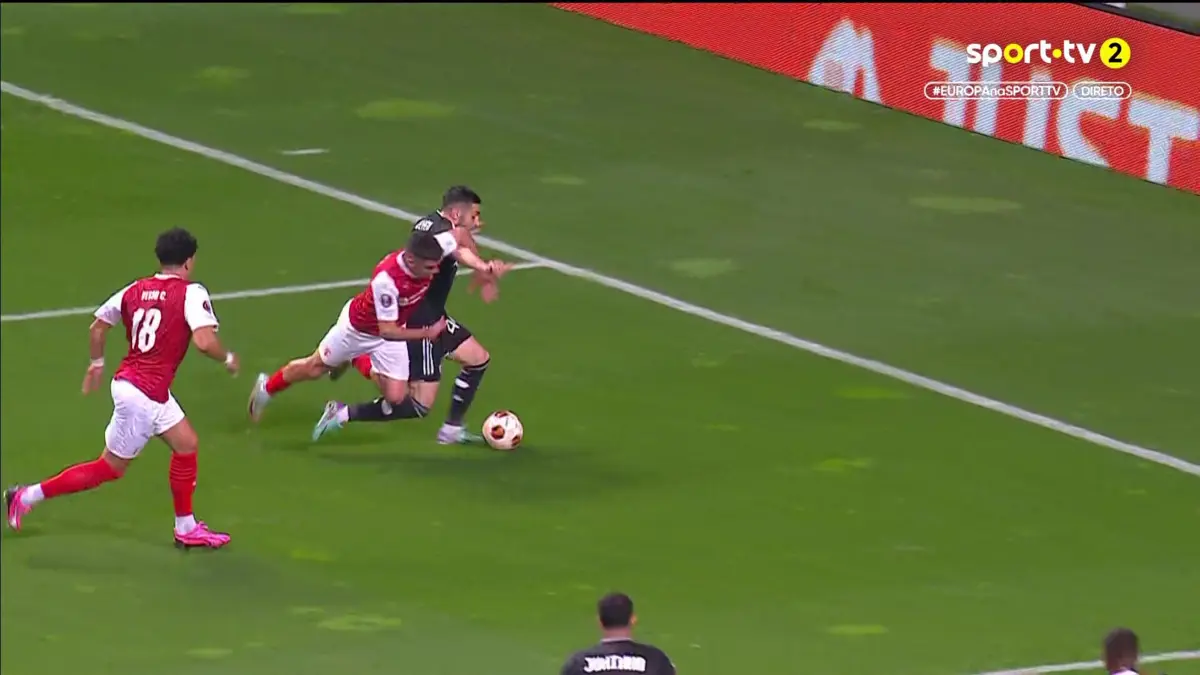 Imagem de contexto do artigo O penálti que permitiu ao Qarabag abrir o marcador em Braga