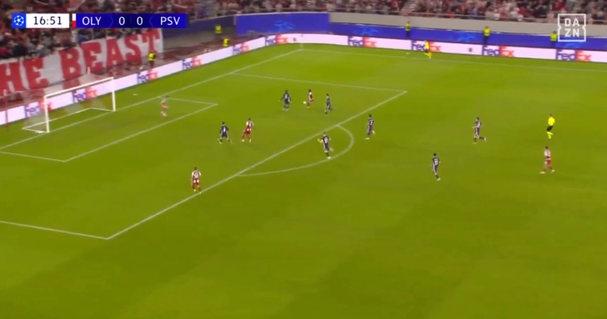Imagem de contexto do artigo Gelson Martins, assistido por Chiquinho, marca no Olympiacos-PSV