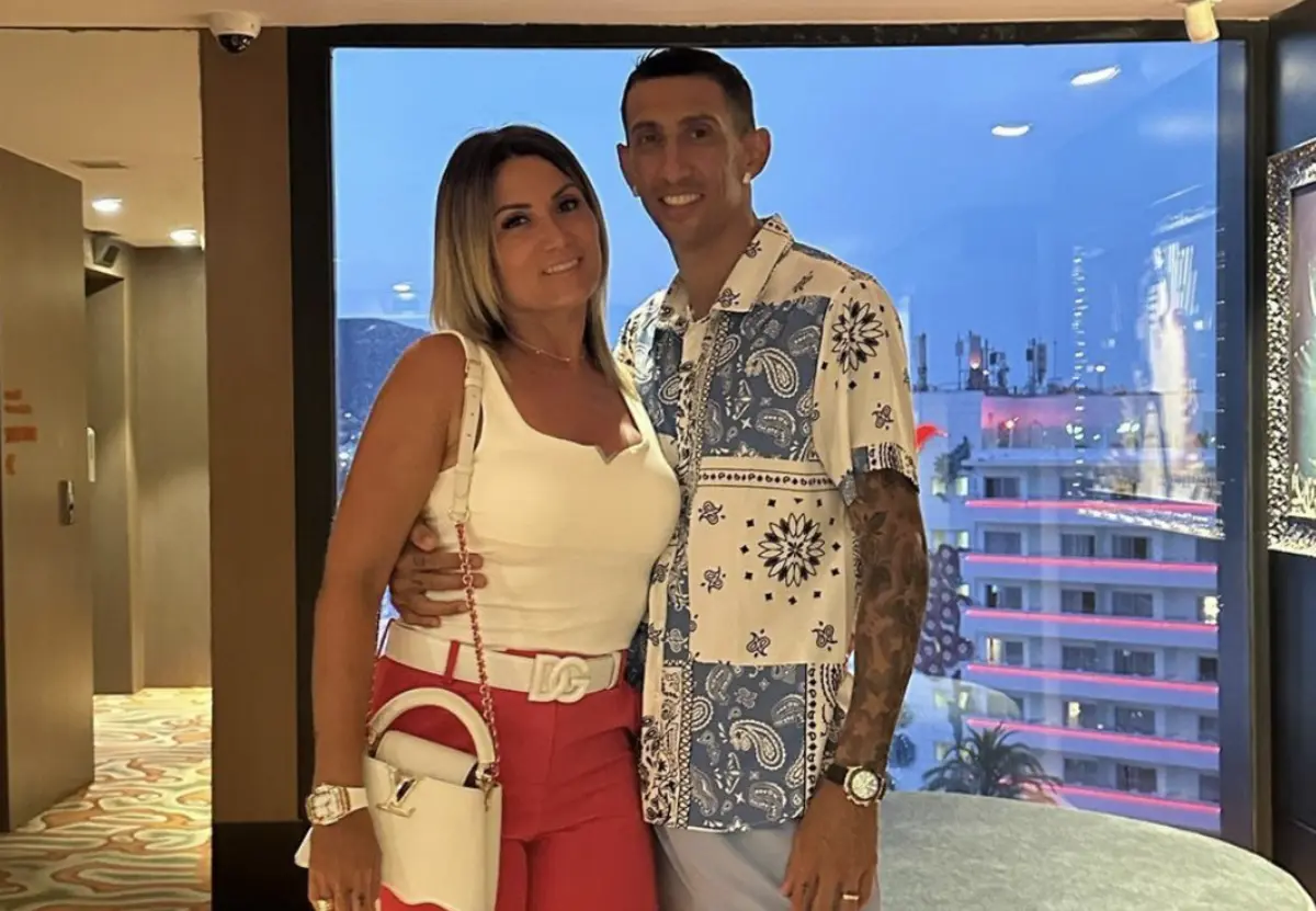 Jorgelina Cardoso e Di María (Créditos: reprodução/Instagram)