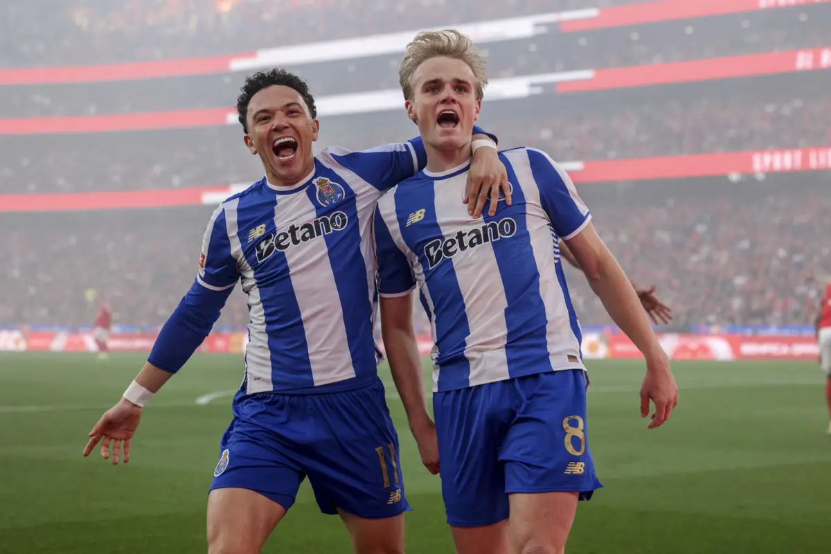 Imagem de contexto do artigo O golo de Froholdt que abriu o marcador no Benfica-FC Porto