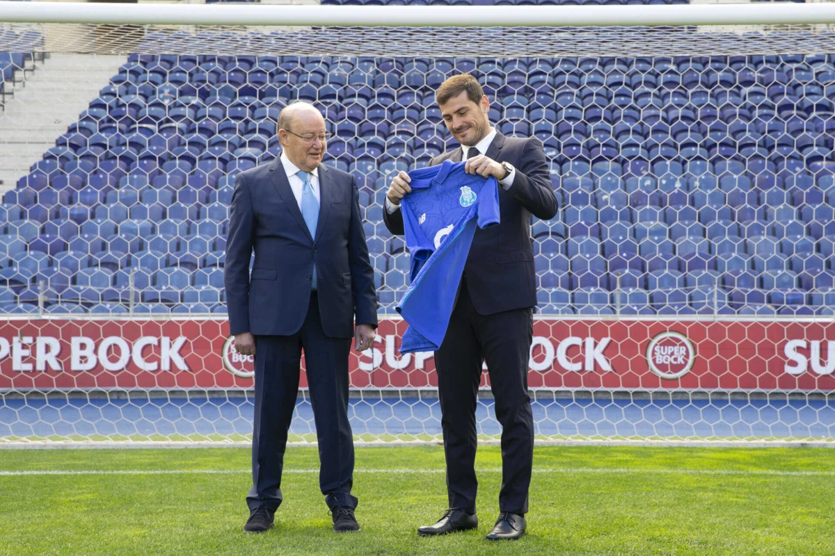 Pinto da Costa com Iker Casillas