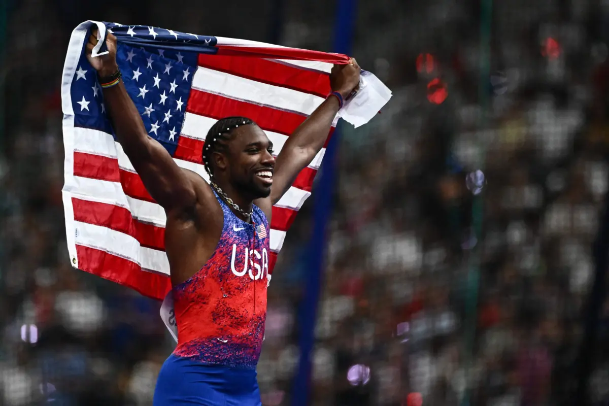 Noah Lyles (Créditos: AFP)
