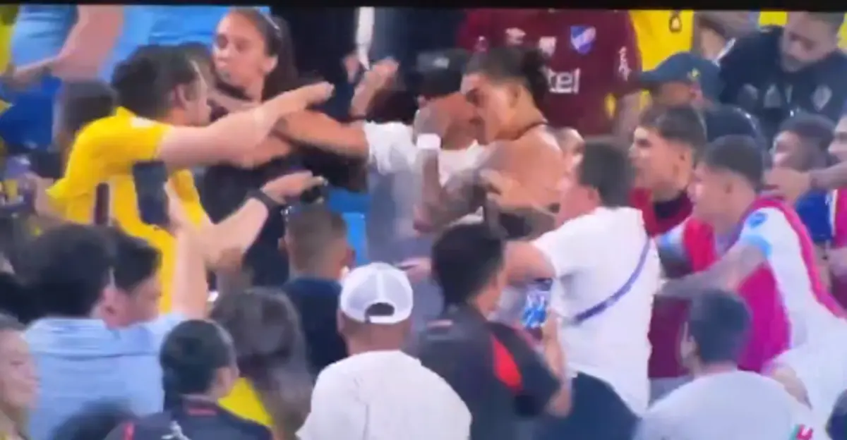 Imagem de contexto do artigo Darwin em cenas de pancadaria com adeptos da Colômbia