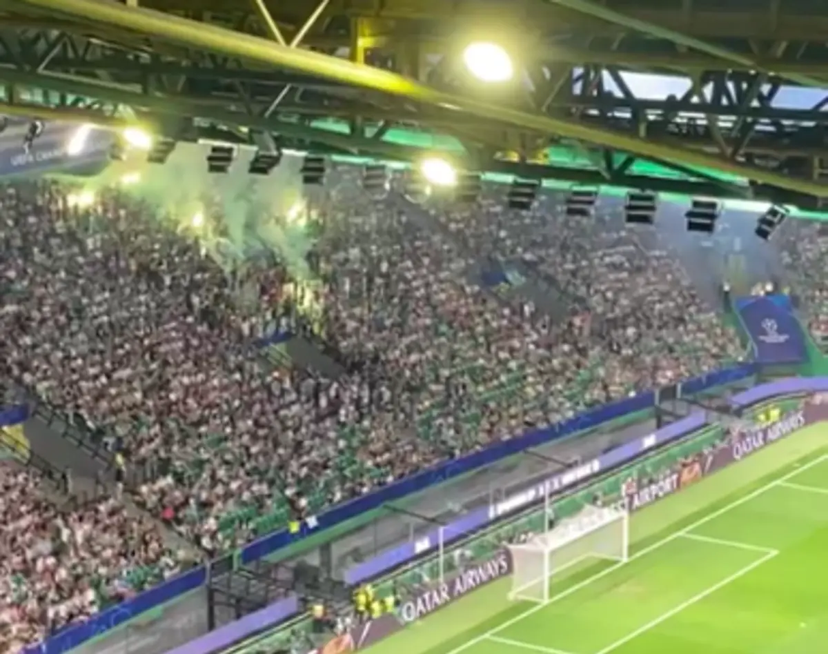 Imagem de contexto do artigo Dois adeptos sofreram queimaduras durante o Sporting-Lille