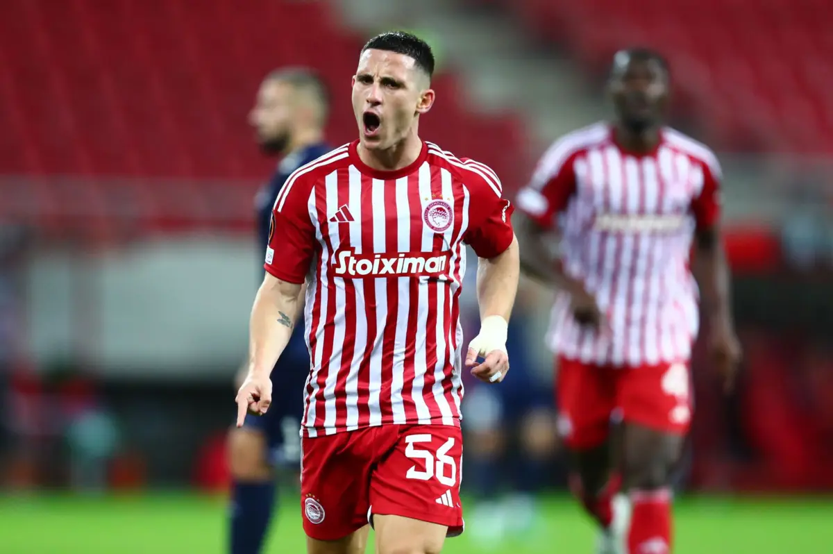 Daniel Podence (Créditos: Olympiacos)