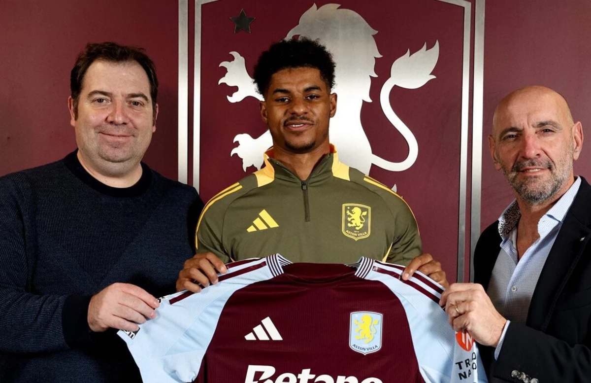 Rashford (créditos: Aston Villa)