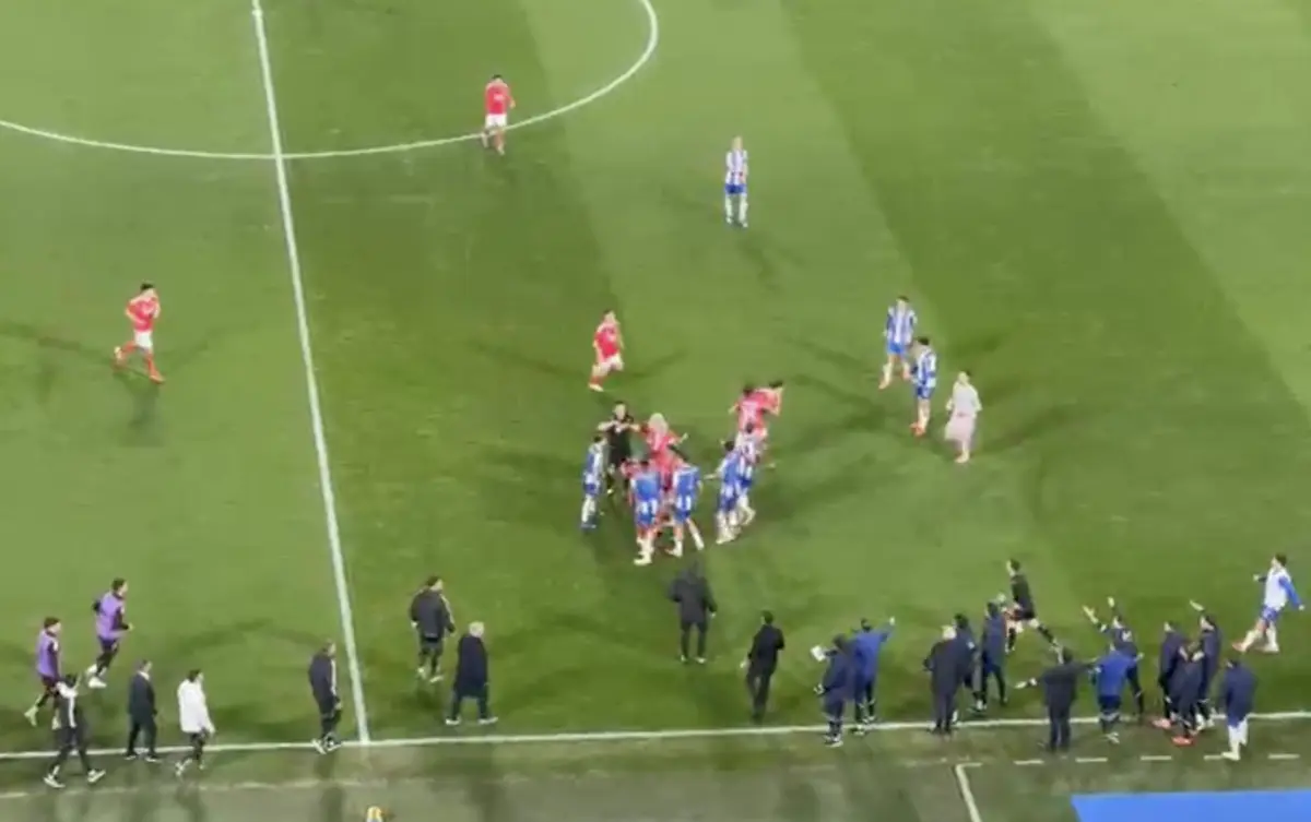 Imagem de contexto do artigo Instalou-se a confusão e seguiu-se uma sequência de amarelos no FC Porto-Benfica. Ora veja