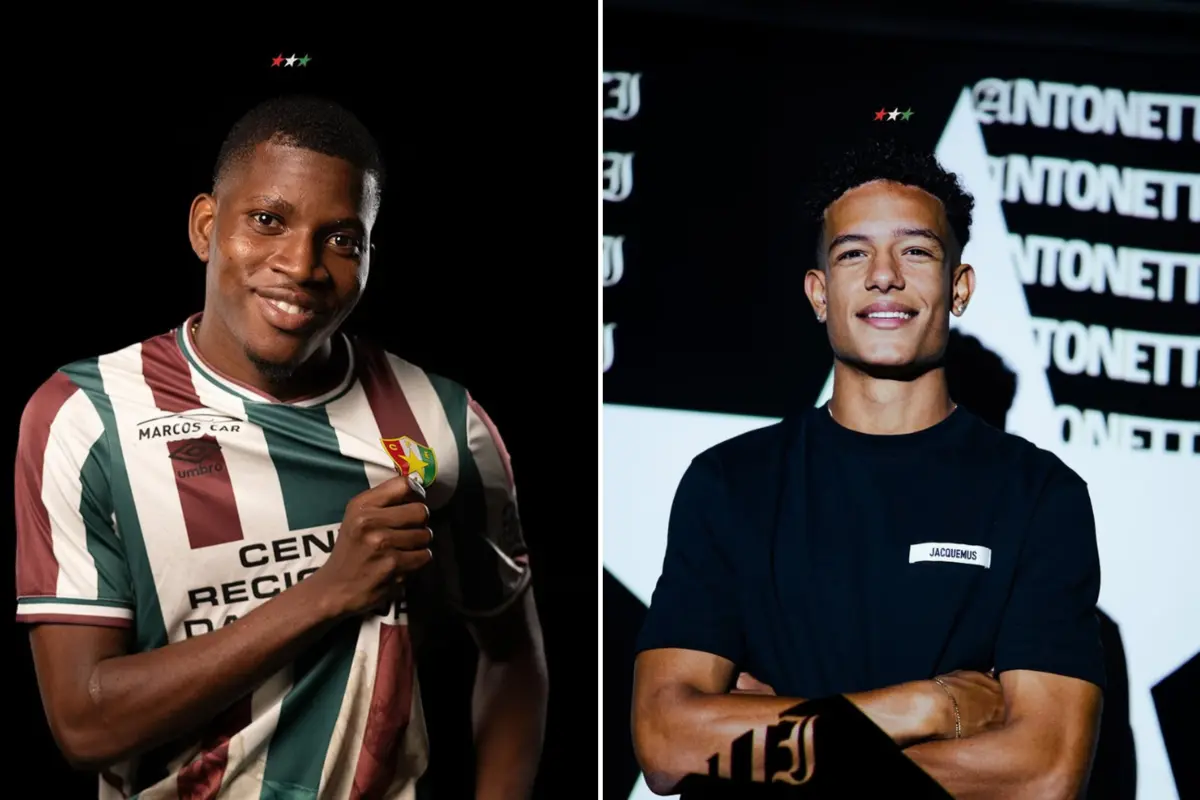 Luís Caica e Leandro Antonetti, da esquerda para a direita (créditos: Estrela da Amadora/Instagram)