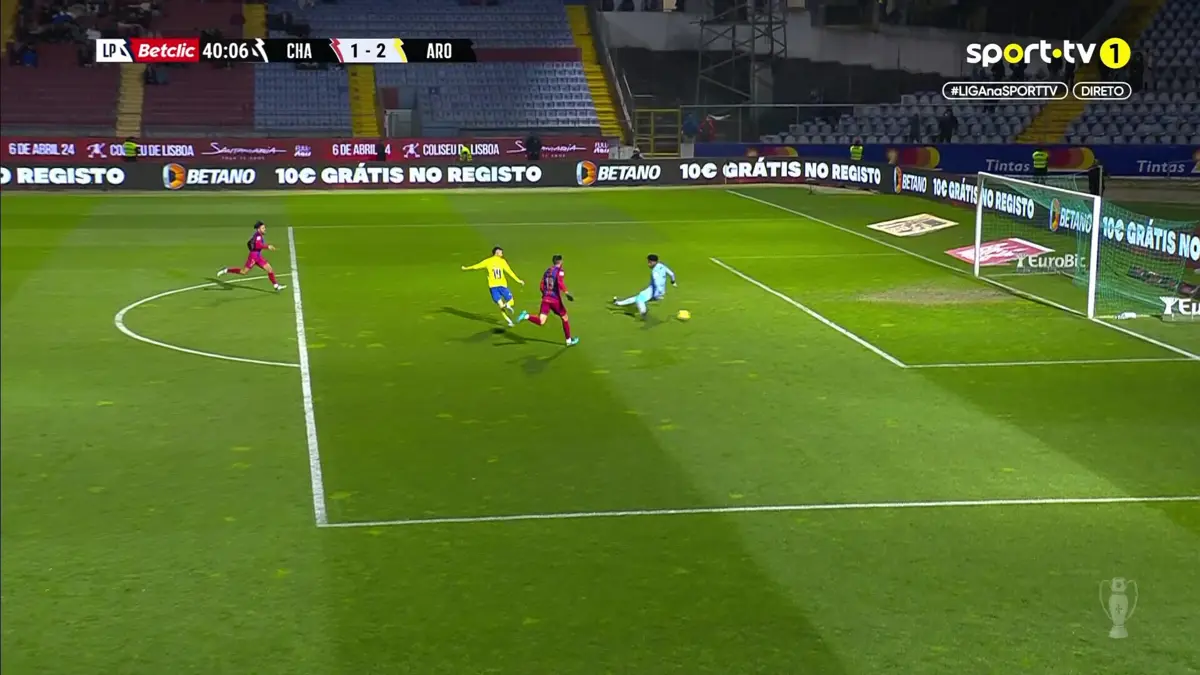 Imagem de contexto do artigo Arouca dá a volta em Chaves em cinco minutos. Veja os golos