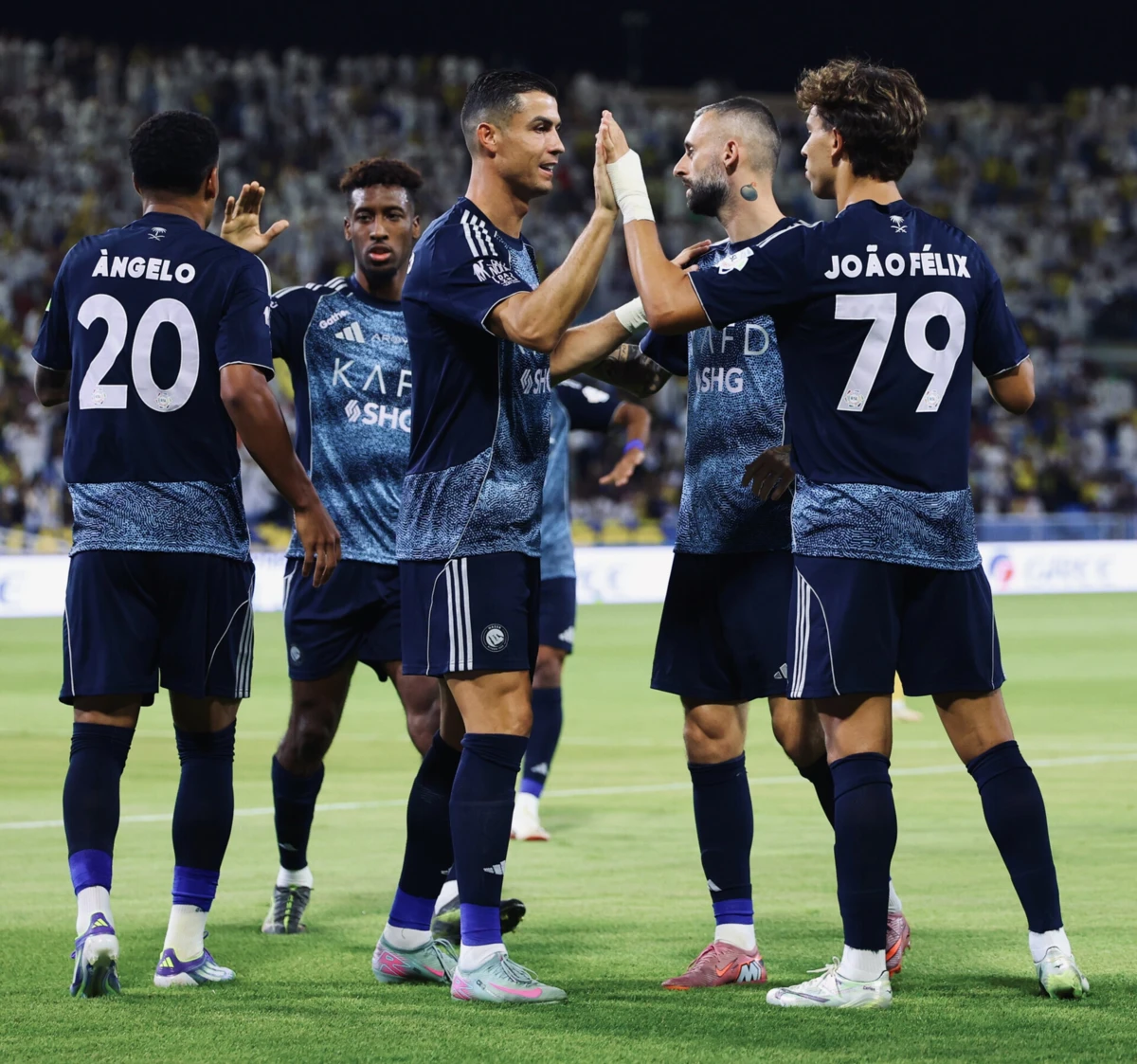 Imagem de contexto do artigo João Félix faz hat-trick na goleada do Al Nassr e Ronaldo também marca: veja os golos