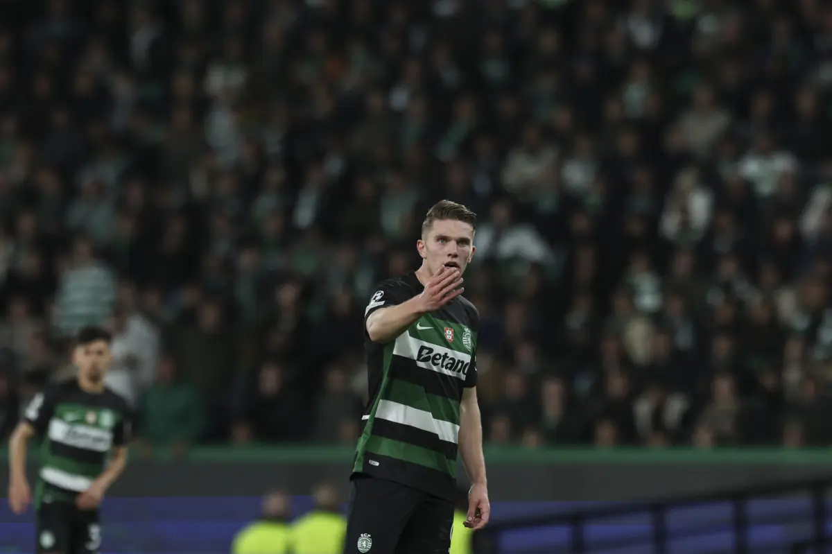 Gyokeres foi suplente utilizado contra o Dortmund (Créditos: EPA)