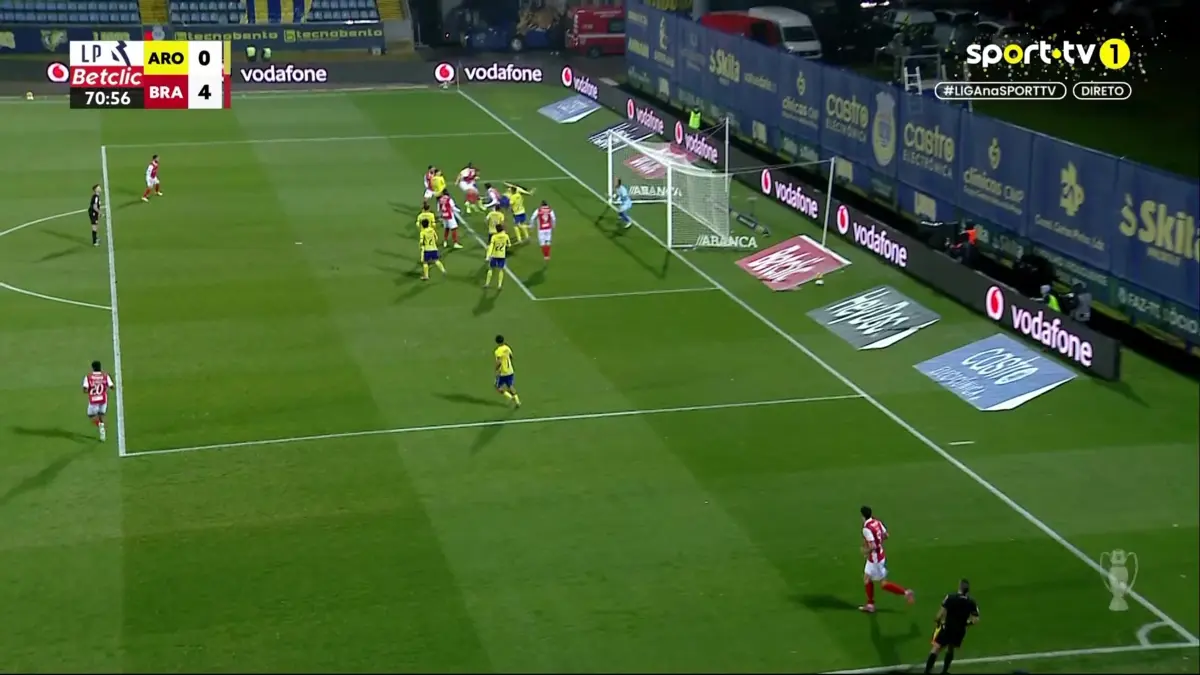 Imagem de contexto do artigo Arouca-Braga: Lagerbielke fechou goleada. Ora veja