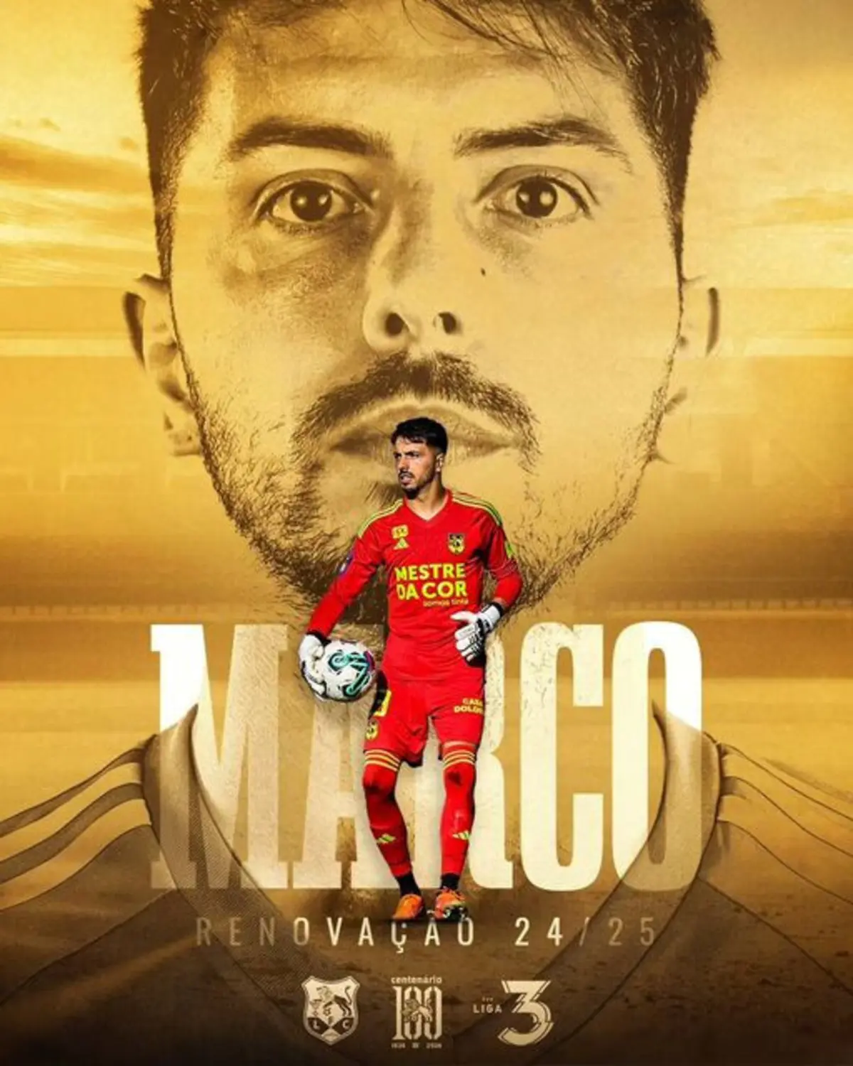 Imagem de contexto do artigo Liga 3: renovações no Lusitânia de Lourosa e Caldas