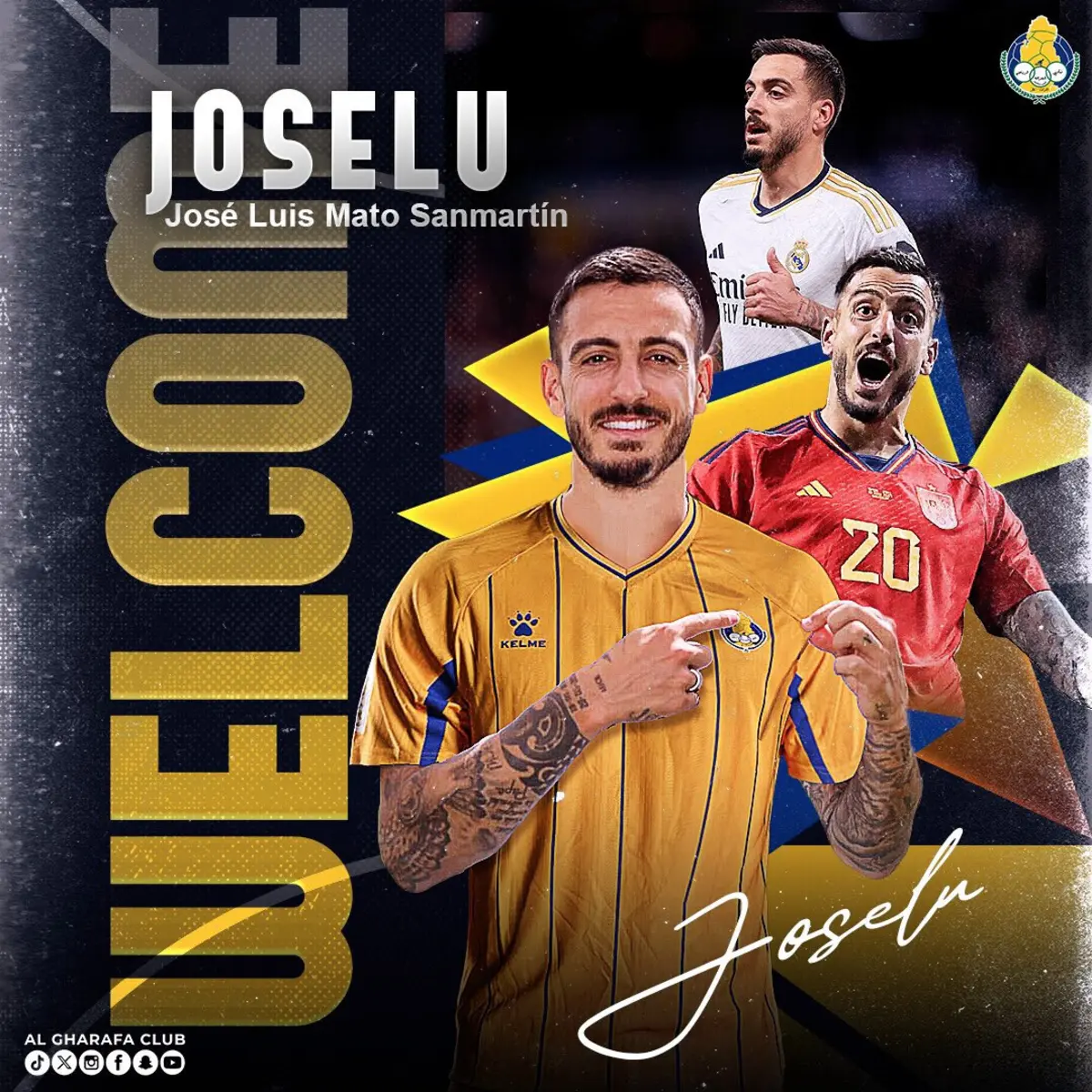 Joselu oficial no Al Gharafa