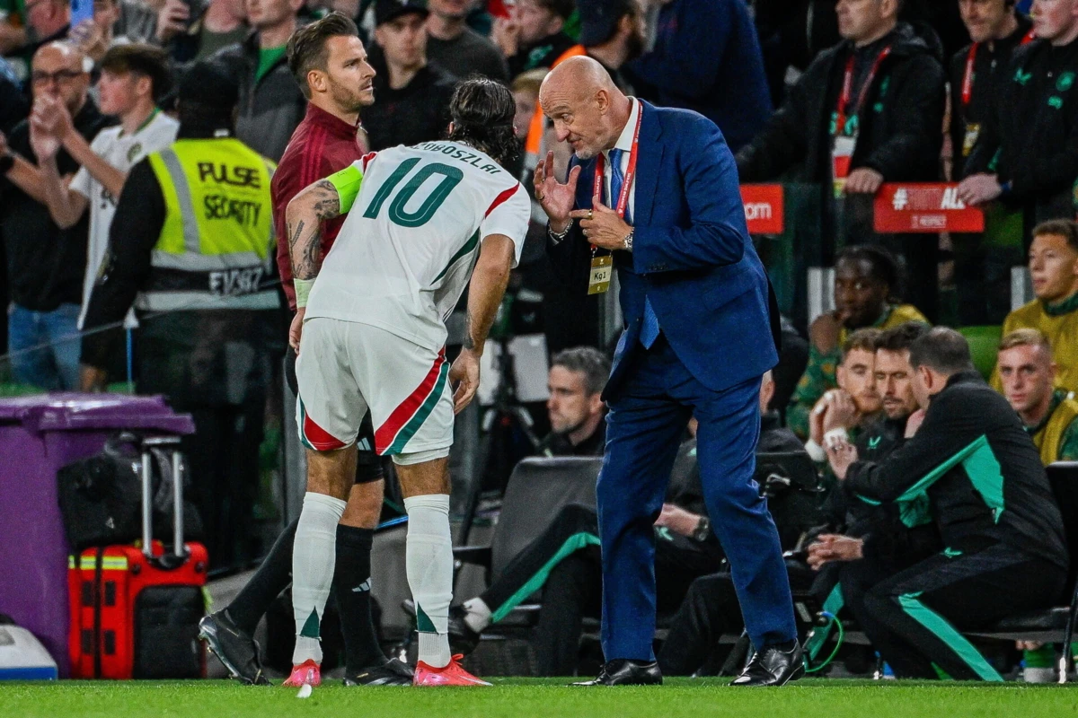 Marco Rossi e Szoboszlai (Créditos: EPA)