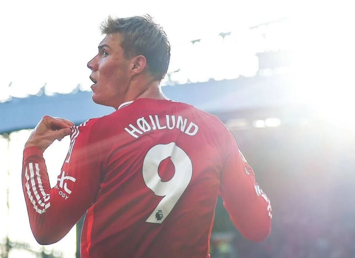 Hojlund (créditos: Instagram)