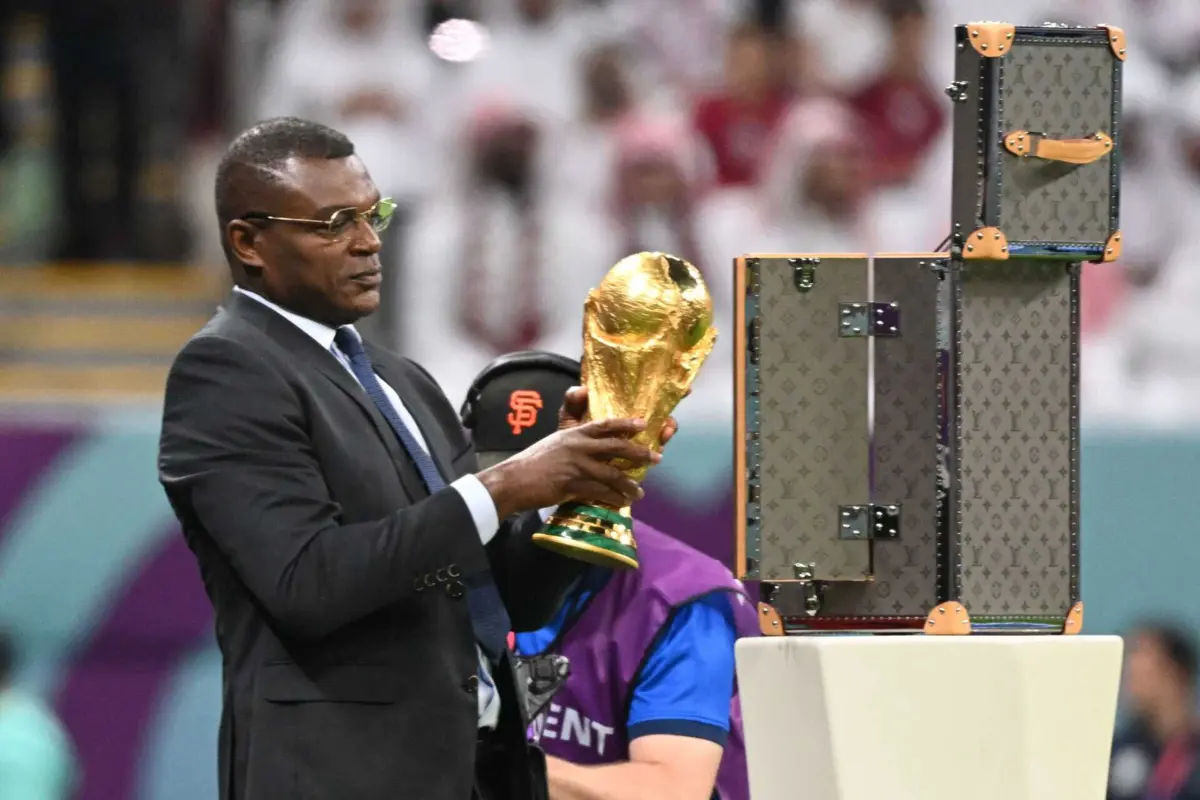 Desailly no Mundial'2022 (créditos: AFP)