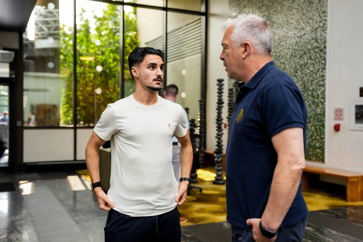 Eustáquio recebido por Jorge Costa