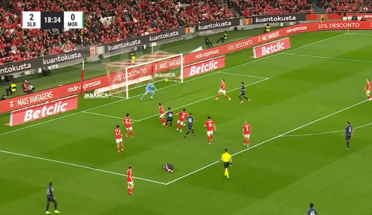 Imagem de contexto do artigo Grande golo de Benny alimentou esperança do Moreirense na Luz