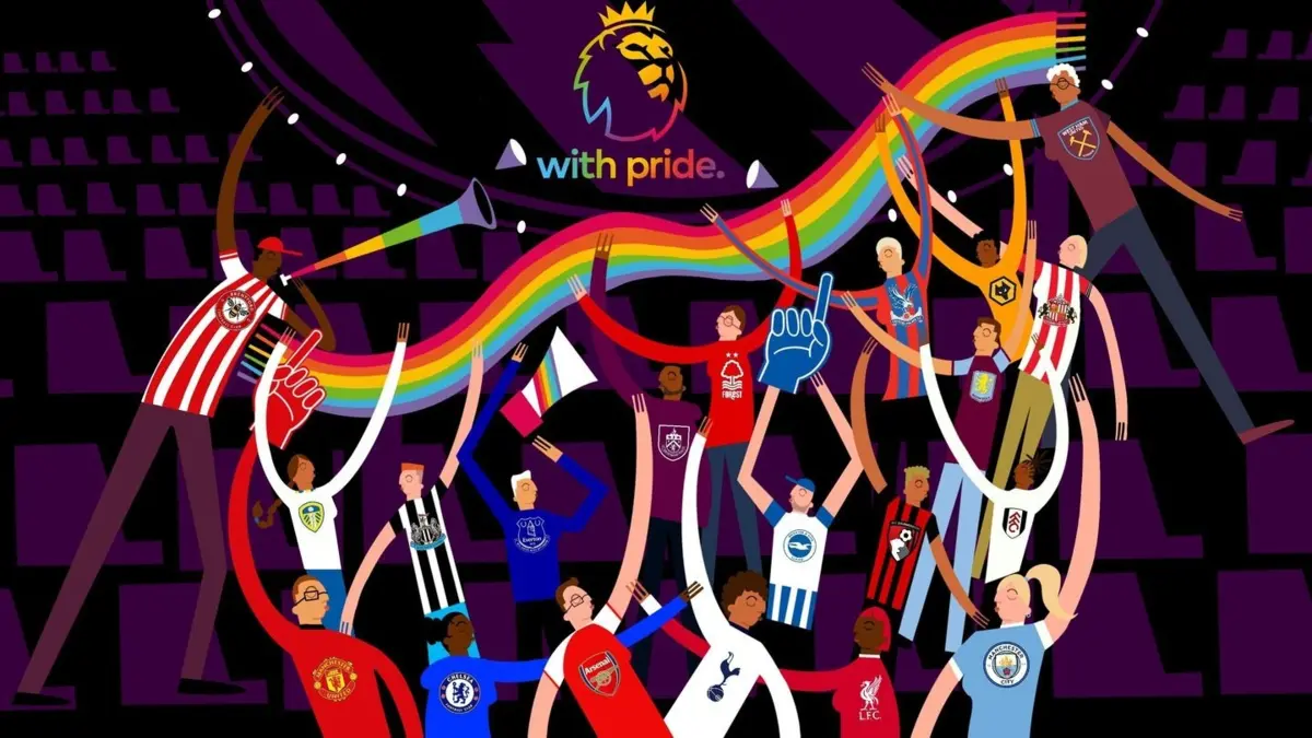 Campanha "With Pride" pró-LGBTQ da Premier League