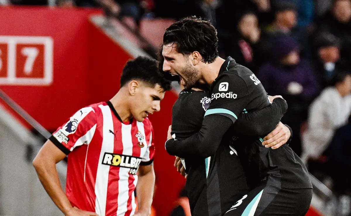 Imagem de contexto do artigo Liverpool foi vencer a casa do lanterna-vermelha Southampton. Assista ao resumo