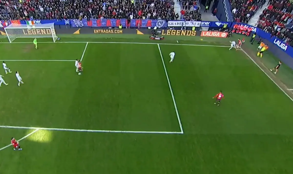 Imagem de contexto do artigo Marcou junto à bandeira de canto e deu a vitória ao Osasuna: veja o vídeo