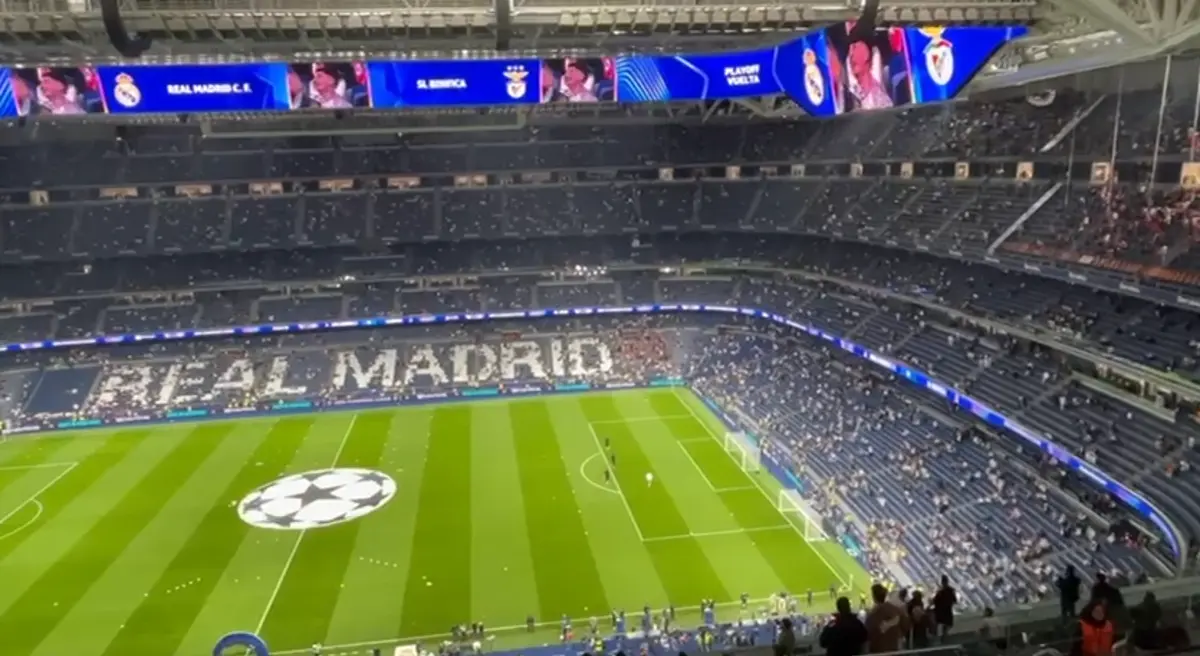 Imagem de contexto do artigo Foi assim a entrada dos guarda-redes do Benfica para o aquecimento em Madrid