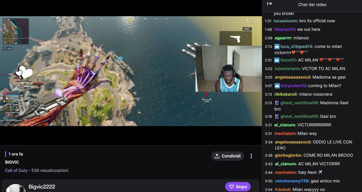 Imagem de contexto do artigo Boniface chumbou nos exames médicos do Milan e foi jogar no Twitch