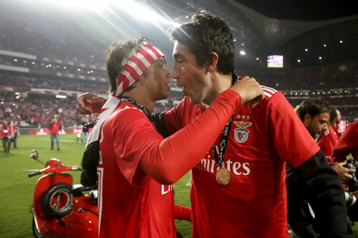 João Félix e Bruno Lage (Créditos: Filipe Amorim/Global Imagens)