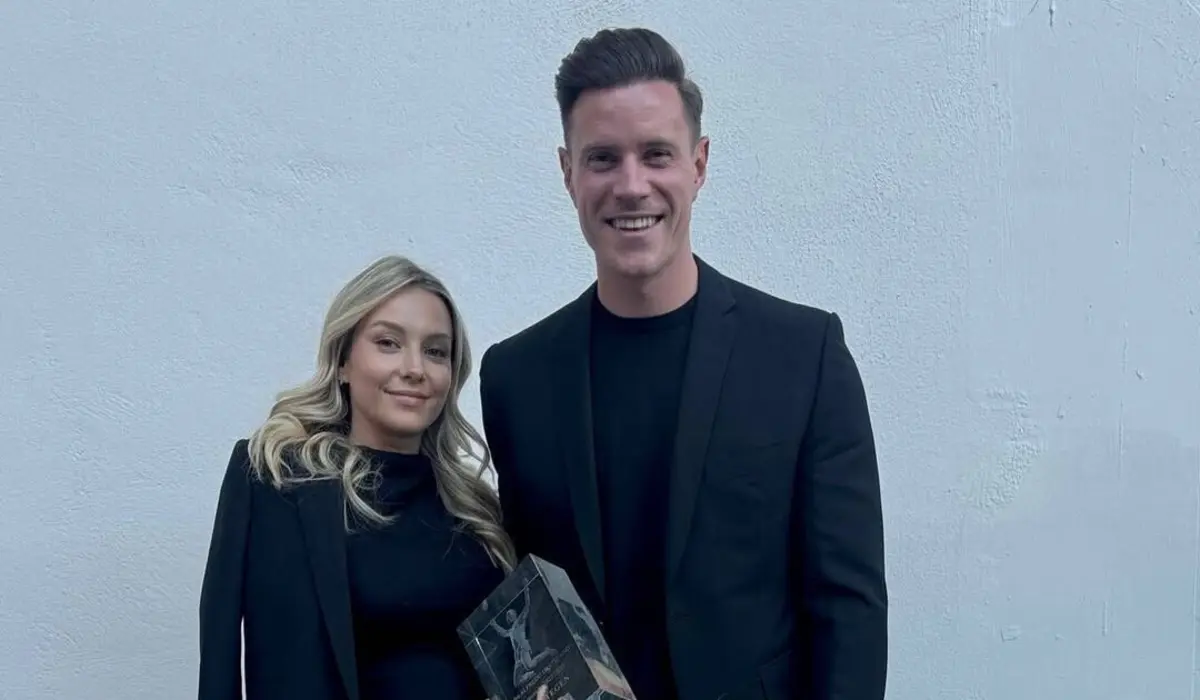 Daniela Jehle e ter Stegen (créditos: Instagram)