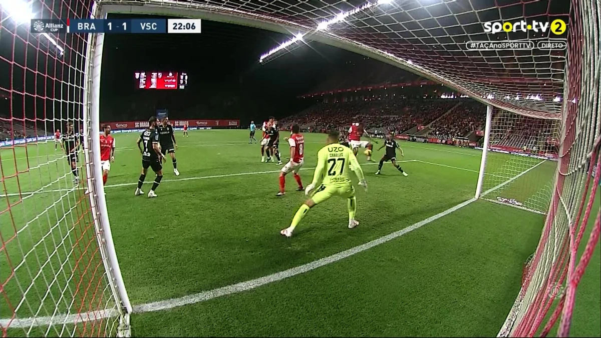 Imagem de contexto do artigo Niakaté empata o dérbi entre Braga e V. Guimarães. Veja o golo