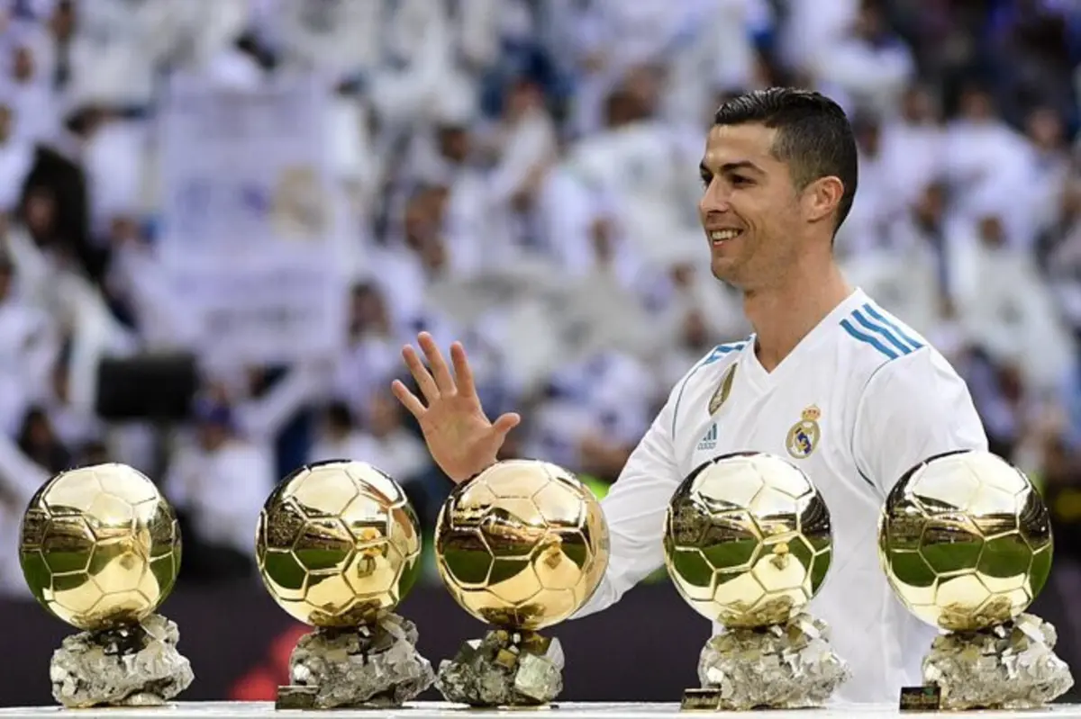 Ronaldo venceu quatro das suas cinco Bolas de Ouro no Real Madrid (créditos: UEFA)