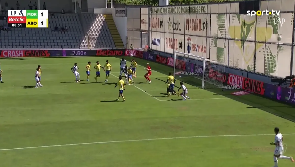 Imagem de contexto do artigo Moreirense respondeu de pronto com este golo de Asué