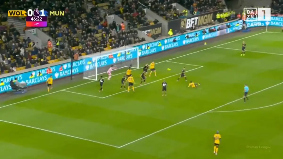 Imagem de contexto do artigo Manchester United sofre nos descontos da primeira parte. Veja o golo