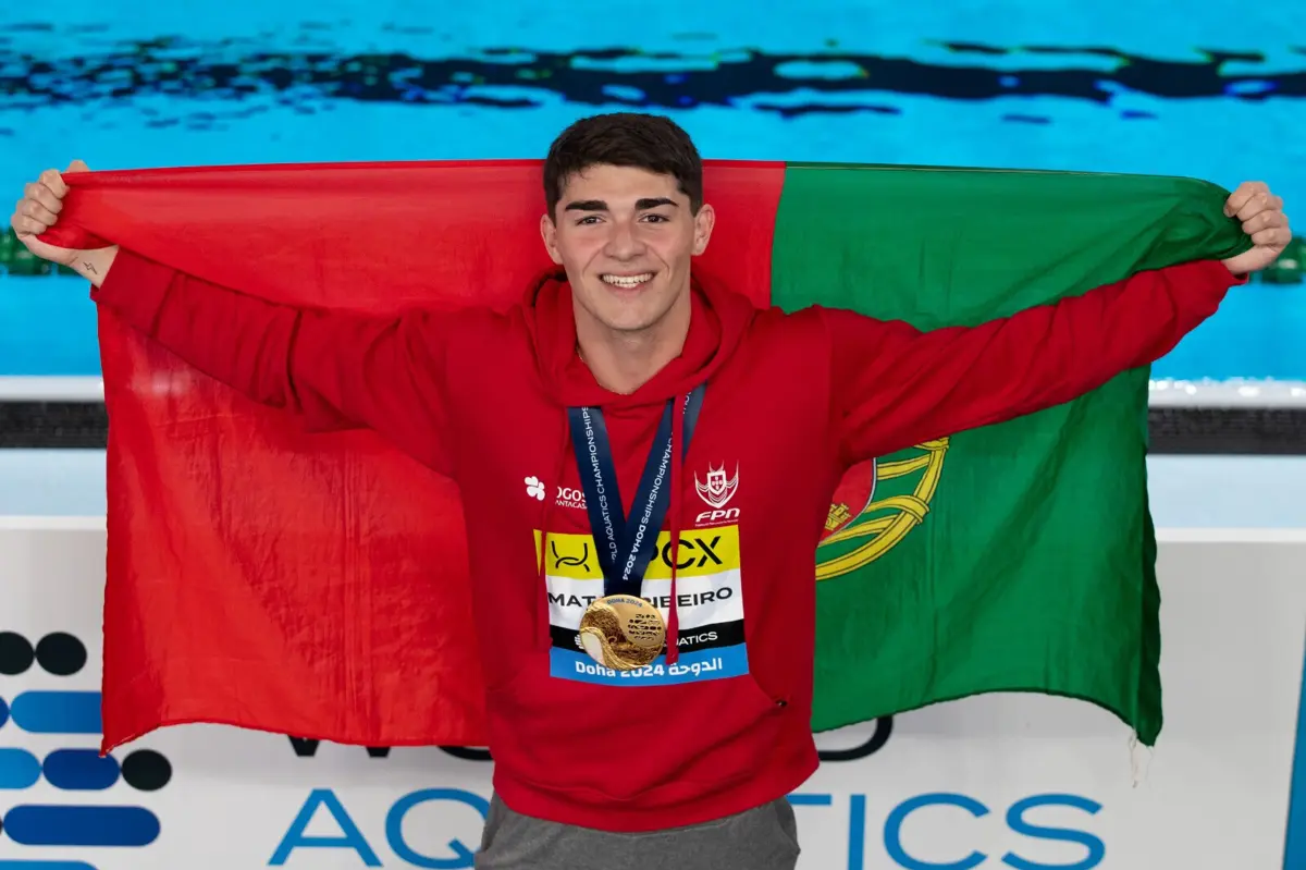 Imagem de contexto do artigo Rui Costa felicita Diogo Ribeiro, atleta do Benfica: "Que imensa admiração, que enorme orgulho sinto"