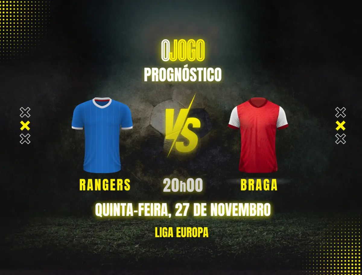 Imagem de contexto do artigo Prognóstico Rangers vs Braga: Dicas e Odds da Liga Europa
