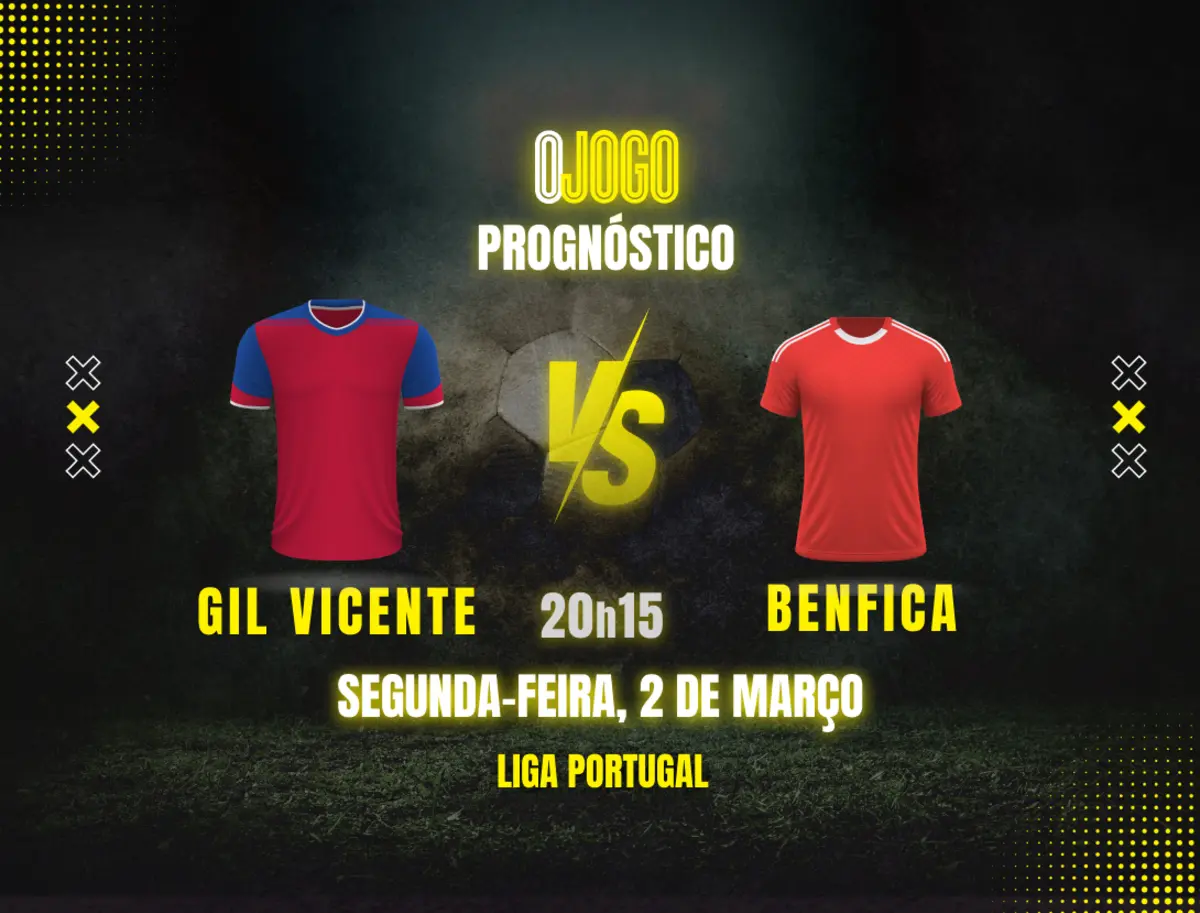 Imagem de contexto do artigo Prognóstico Gil Vicente vs Benfica: Dicas - Primeira Liga