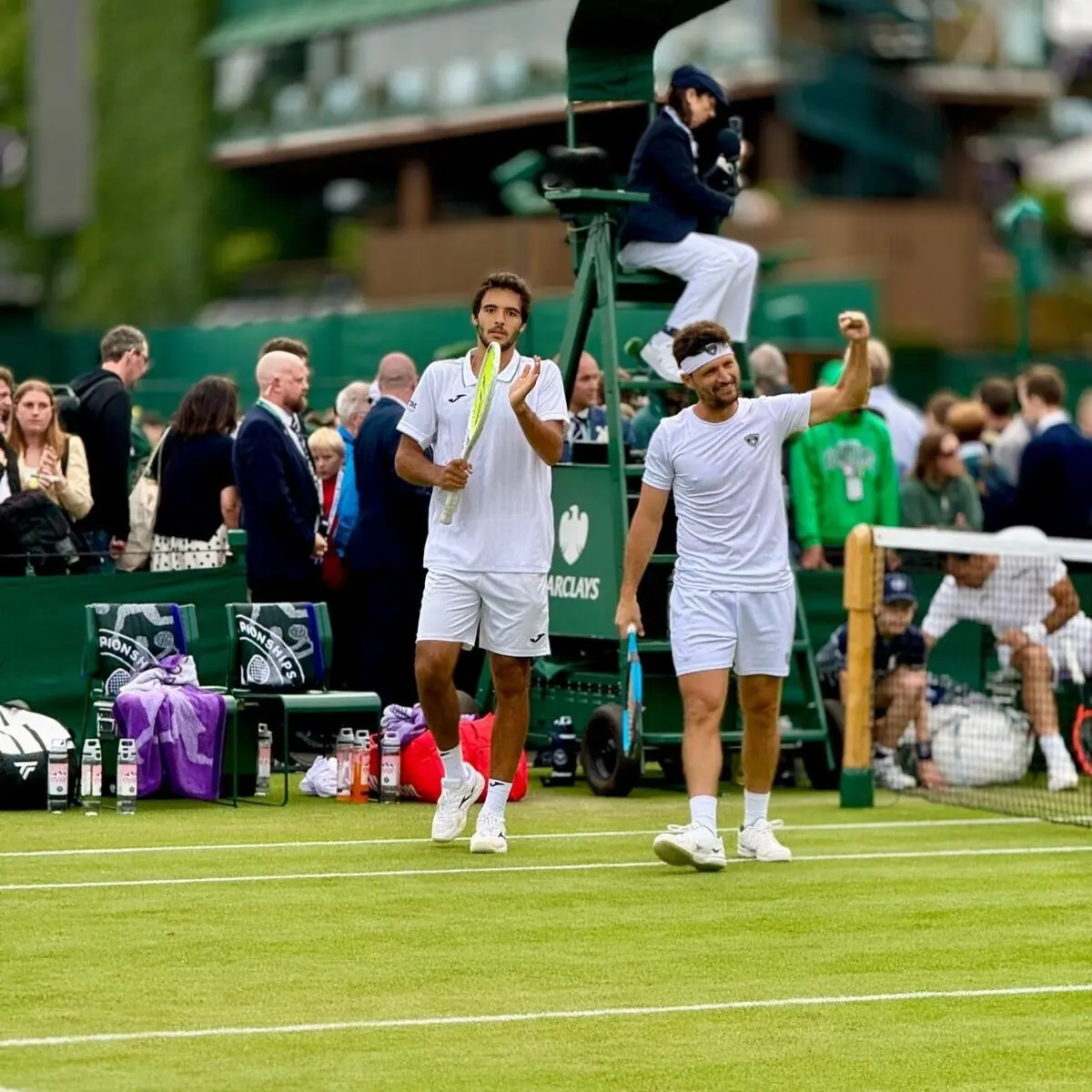 Francisco Cabral e Nicolás Barrientos