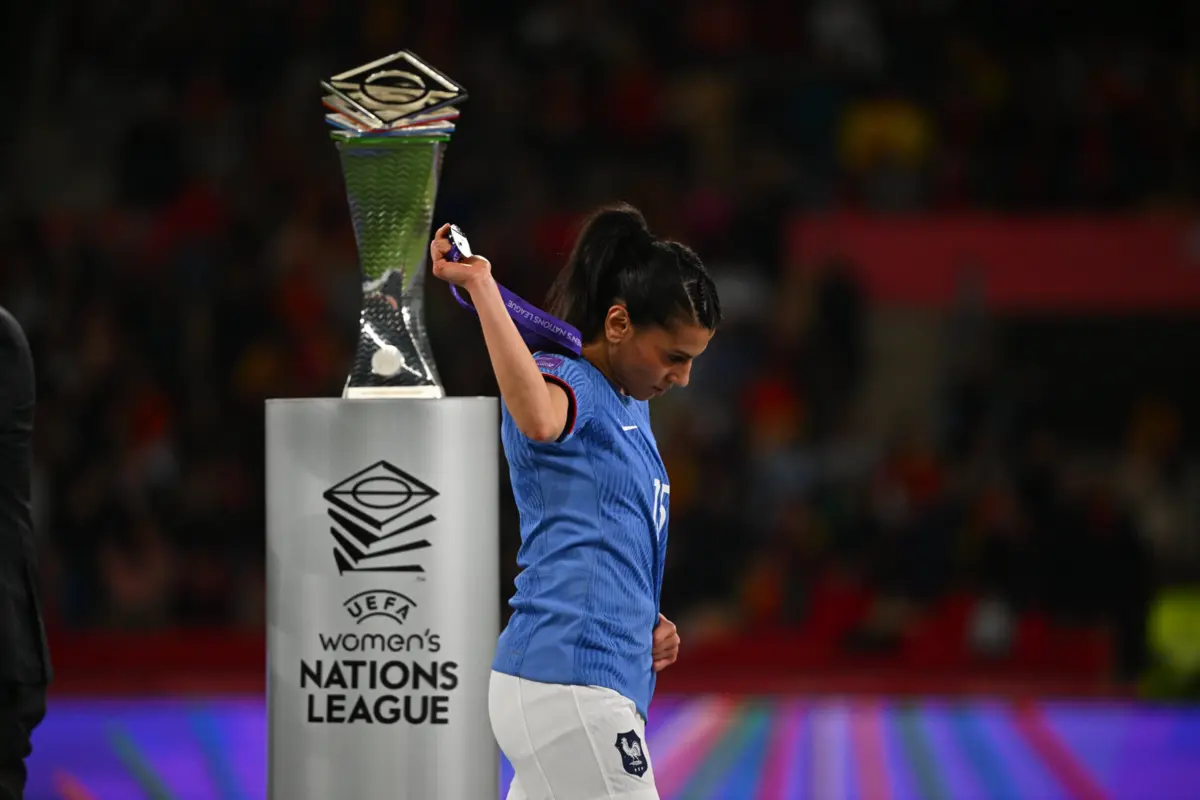 Desalento francês (créditos: X/Equipe de France Féminine)