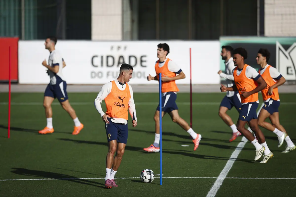Seleção treinou esta quinta-feira na Cidade do Futebol