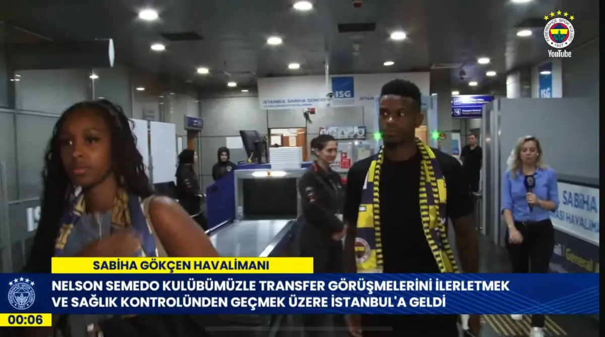 Imagem de contexto do artigo Nélson Semedo já está na Turquia para ser reforço do Fenerbahçe